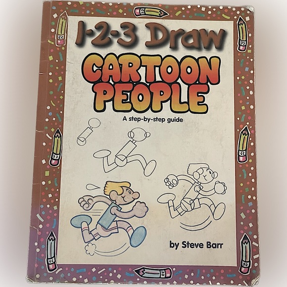 Vintage Draw Cartoons Book - Picture 1 of 6
